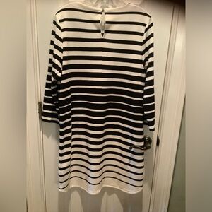Cute black and white striped dress